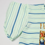 Girls Tight Half Sleeves Suit - Light Green, Girls Suits, Chase Value, Chase Value