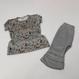 Girls Tight Half Sleeves Suit - Grey, Girls Suits, Chase Value, Chase Value