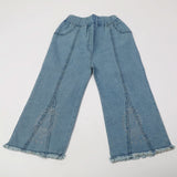 Girl's Denim Pant - Light Blue, Girls Pants & Capri, Chase Value, Chase Value