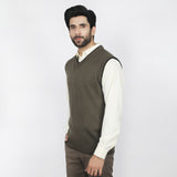 Men's Sleeveless Sweater - Olive, Men's Sweater & Sweat Shirts, Chase Value, Chase Value