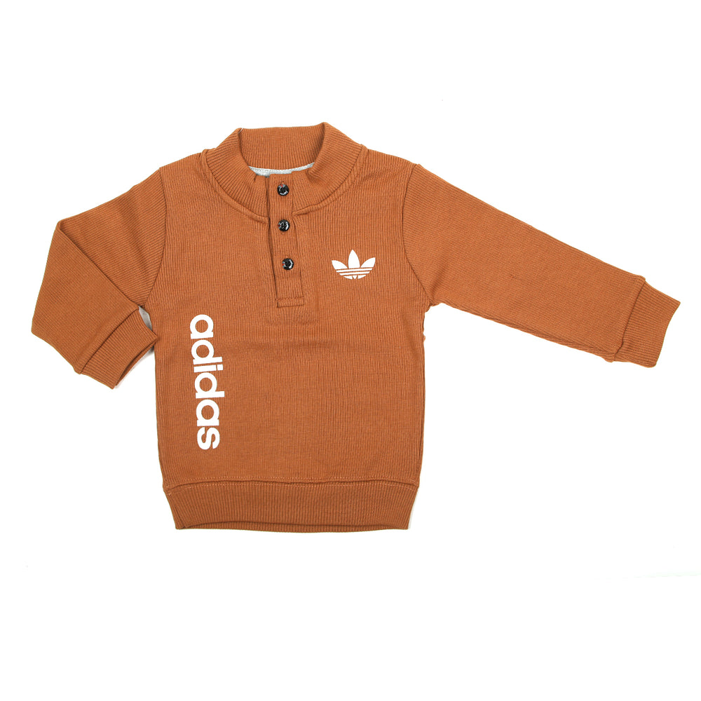 Boys Full Sleeves SweatShirt - Orange, Boys Hoodies & Sweat Shirts, Chase Value, Chase Value