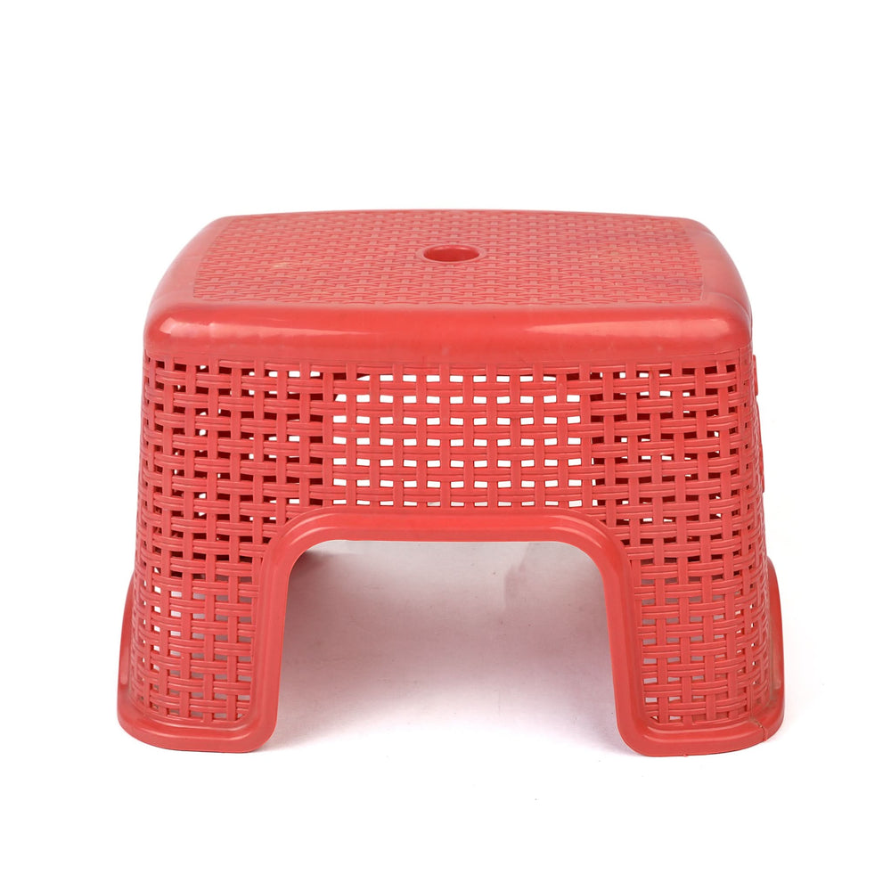 DWD Patra Mini Plastic Bathroom Stool - Peach, Bathroom Stool, Chase Value, Chase Value