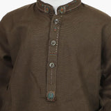 Boys Shalwar Suit - Dark Brown, Boys Shalwar Kameez, Chase Value, Chase Value