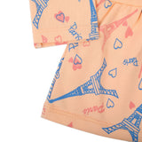 Newborn Girls Full Sleeves Frock - Peach, Newborn Girls Frocks, Chase Value, Chase Value