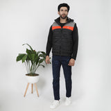 Men's Puffer Jacket - Grey & Black, Men's Jackets & Hoodies, Chase Value, Chase Value