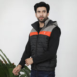 Men's Puffer Jacket - Grey & Black, Men's Jackets & Hoodies, Chase Value, Chase Value