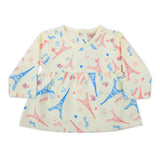 Newborn Girls Full Sleeves Frock - Yellow, Newborn Girls Frocks, Chase Value, Chase Value