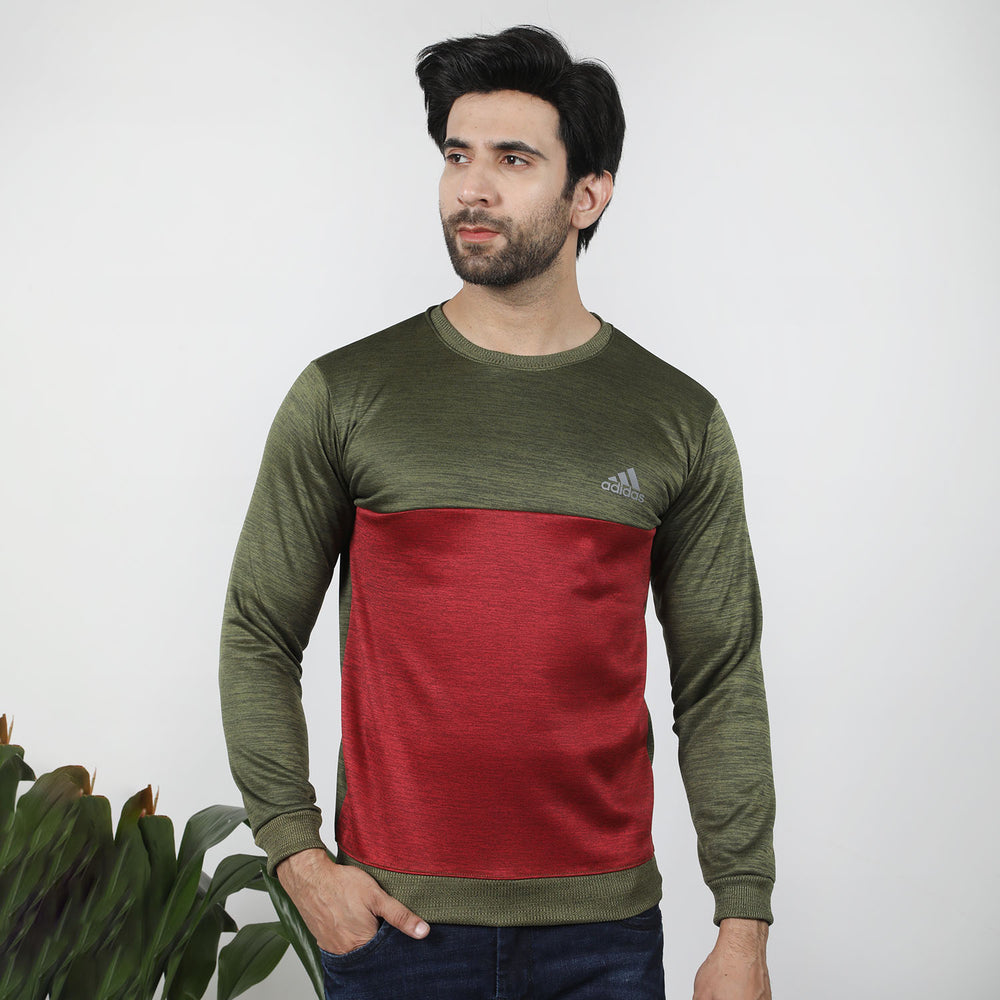 Men's Full Sleeves Sweat Shirt - Green, Men's Sweater & Sweat Shirts, Chase Value, Chase Value