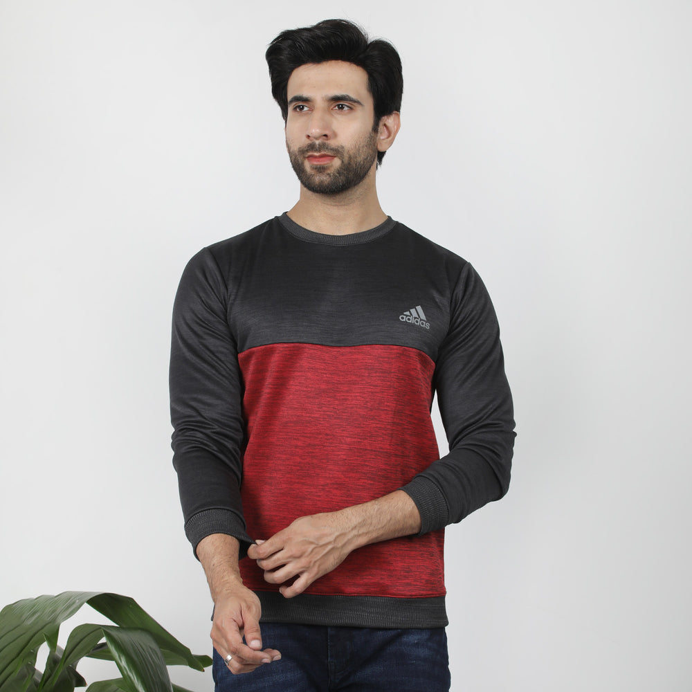 Men's Full Sleeves Sweat Shirt - Dark Grey, Men's Sweater & Sweat Shirts, Chase Value, Chase Value