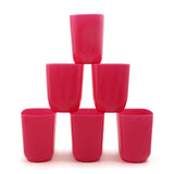Crest Glass Pack Of 6 - Pink, Glassware & Drinkware, Chase Value, Chase Value