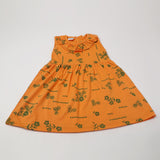 Girls Knitted Frock - Orange, Girls Frocks, Chase Value, Chase Value