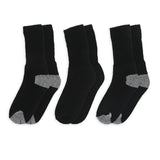 Kids 3pcs Sports Socks Full - Black, Boys Socks, Chase Value, Chase Value