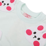 Newborn Girls Full Sleeves Suit - Cyan, Newborn Girls Sets & Suits, Chase Value, Chase Value