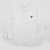 Boys Chambray Casual Full Sleeves Shirt - White, Boys Shirts, Chase Value, Chase Value