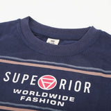 Boys Half Sleeves T-Shirt - Navy Blue, Boys T-Shirts, Chase Value, Chase Value