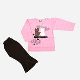 Girls Full Sleeves Tight Suit - Pink, Girls Suits, Chase Value, Chase Value