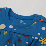 Eminent Newborn Girls Half Sleeves T-Shirt - Olympian Blue, Newborn Girls T-Shirts, Eminent, Chase Value
