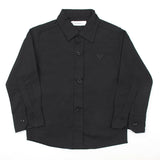 Boys Chambray Casual Full Sleeves Shirt - Black, Boys Shirts, Chase Value, Chase Value