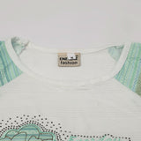 Girls Tight Half Sleeves Suit - Sea Green, Girls Suits, Chase Value, Chase Value