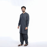 Eminent Men's Trim Fit Shalwar Suit - Dark Grey, Men's Shalwar Kameez, Eminent, Chase Value