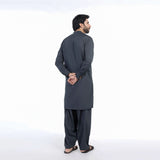 Eminent Men's Trim Fit Shalwar Suit - Dark Grey, Men's Shalwar Kameez, Eminent, Chase Value