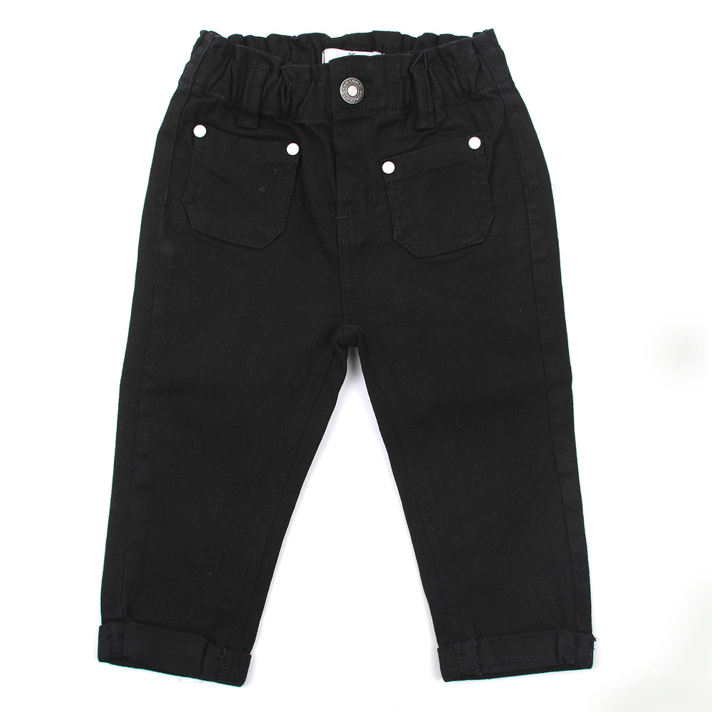 Eminent Newborn Girls Denim Pant - Black, Newborn Boys Shorts & Pants, Eminent, Chase Value