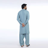 Valuable Men's Slim Fit Shalwar Suit - Slate Grey, Men's Shalwar Kameez, Chase Value, Chase Value