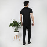 Men's Half Sleeves Track Suit - Black, Men's Track Suits, Chase Value, Chase Value