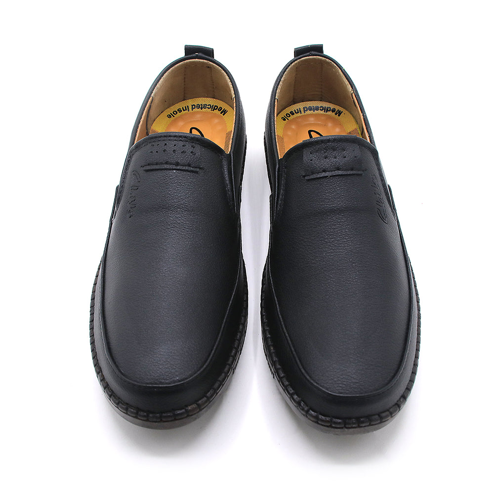 Clarke Leather Casual Shoes 2006/M282 - Black, Men's Casual Shoes, Chase Value, Chase Value