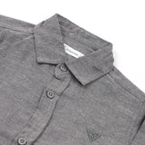 Boys Chambray Casual Full Sleeves Shirt - Dark Grey, Boys Shirts, Chase Value, Chase Value
