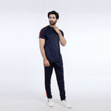 Men's Fancy Track Suit - Navy Blue, Men's Track Suits, Chase Value, Chase Value
