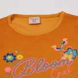 Girls Half Sleeves Skirt Suit - Mustard, Girls Suits, Chase Value, Chase Value