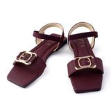 Women's Sandal - Maroon, Women Sandals, Chase Value, Chase Value