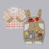 Newborn Boys Full Sleeves Romper - Red, Newborn Boys Rompers, Chase Value, Chase Value