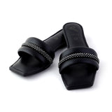 Women's Slipper - Black, Women Slippers, Chase Value, Chase Value