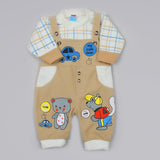 Newborn Boys Full Sleeves Romper - Blue, Newborn Boys Rompers, Chase Value, Chase Value