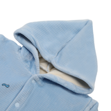 Newborn Boys Full Sleeves Romper - Sky Blue, Newborn Boys Rompers, Chase Value, Chase Value