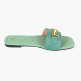 Women's Slipper - Green, Women Slippers, Chase Value, Chase Value