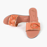 Women's Slipper - Peach, Women Slippers, Chase Value, Chase Value