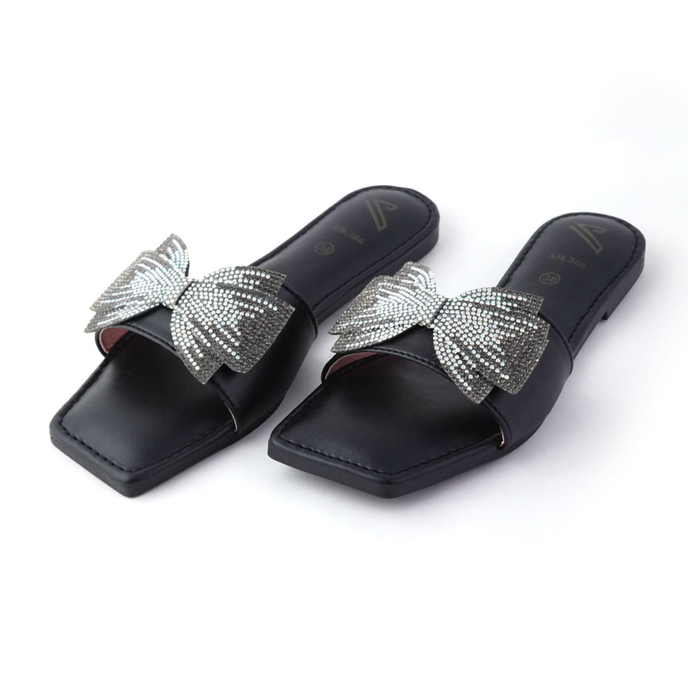 Women's Slipper - Black, Women Slippers, Chase Value, Chase Value