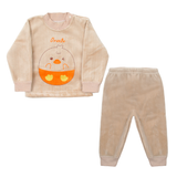 Newborn Boys Full Sleeves Suit - Light Brown, Newborn Boys Sets & Suits, Chase Value, Chase Value