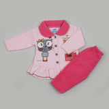 Newborn Girls Full Sleeves Suit - Pink, Newborn Girls Sets & Suits, Chase Value, Chase Value