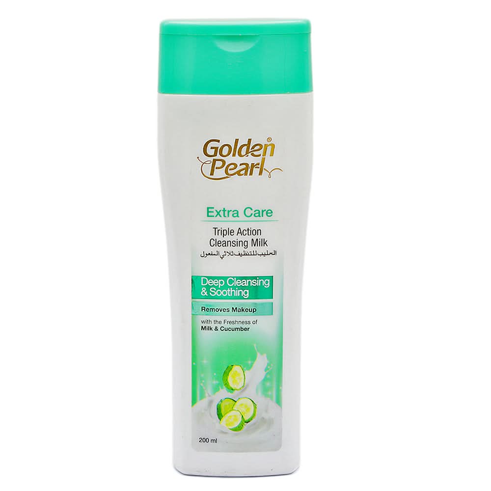 Golden Pearl Triple Action Cleansing Milk 200Ml, Beauty & Personal Care, Skin Treatments, Golden Pearl, Chase Value