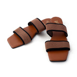 Women Open-Toe Slippers J-573/L109 - Mustard, Women Slippers, Chase Value, Chase Value