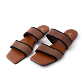 Women Open-Toe Slippers J-573/L109 - Mustard, Women Slippers, Chase Value, Chase Value