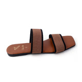 Women Open-Toe Slippers J-573/L109 - Mustard, Women Slippers, Chase Value, Chase Value