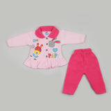Newborn Girls Full Sleeves Suit - Pink, Newborn Girls Sets & Suits, Chase Value, Chase Value