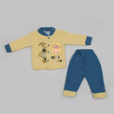 Newborn Girls Full Sleeves Suit - Camel, Newborn Girls Sets & Suits, Chase Value, Chase Value