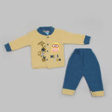 Newborn Girls Full Sleeves Suit - Camel, Newborn Girls Sets & Suits, Chase Value, Chase Value