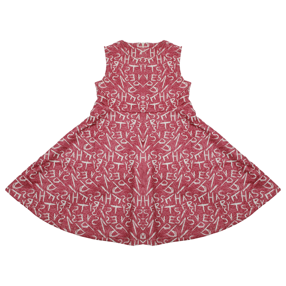 Girls Sleeveless Frock - Pink, Girls Frocks, Chase Value, Chase Value